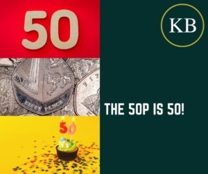 The 50P is 50!