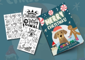 Kids Christmas Colour Book